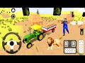 Indian Tractor Simulator Off-road Building Stone Transport Tractor Driving Crazy Android Gameplay