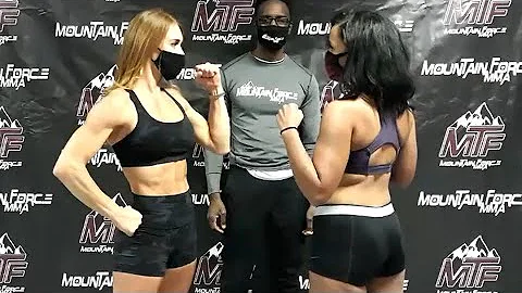 Jenna Williams vs. Jordan Raulston - Weigh-in Face-Off - (Mountain Force MMA 19) - /r/WMMA