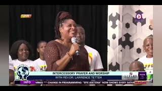 Пророчица Энн и Лоуренс Тете на интерактивной сессии молитвы и поклонения, ATINKA TV. Гана 2024