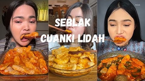 Mukbang seblak cuanki lidah🥵 || kumpulan video makan seblak cuanki lidah #mukbang #asmr #fyp #yummy