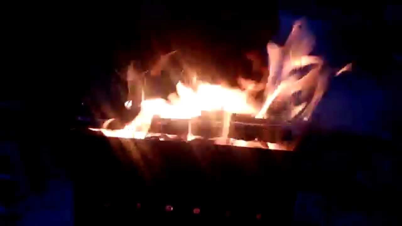 Мне очень понравилось как горел костер наш.... - YouTube
