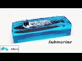 Submarine Resin Art / 潜水艦ジオラマ【レジン】