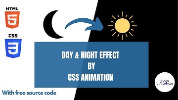 Day to night animation using HTML and CSS | Tutorial for beginners.