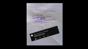 Ritesh #name #signature #shorts #viralvideos