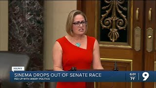Sen. Sinema will not run for reelection