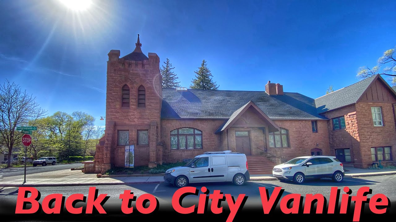 Back to #vanlife in the city. #adayinalife in Flagstaff Arizona