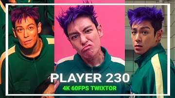 Player 230 "Thanos" (Squid Game Season 2) Twixtor Clips 4K + CC