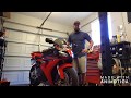 How to change brake pads 04-07 CBR1000RR