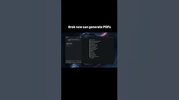 Grok can now generate a pdf #grok3 #chatbot