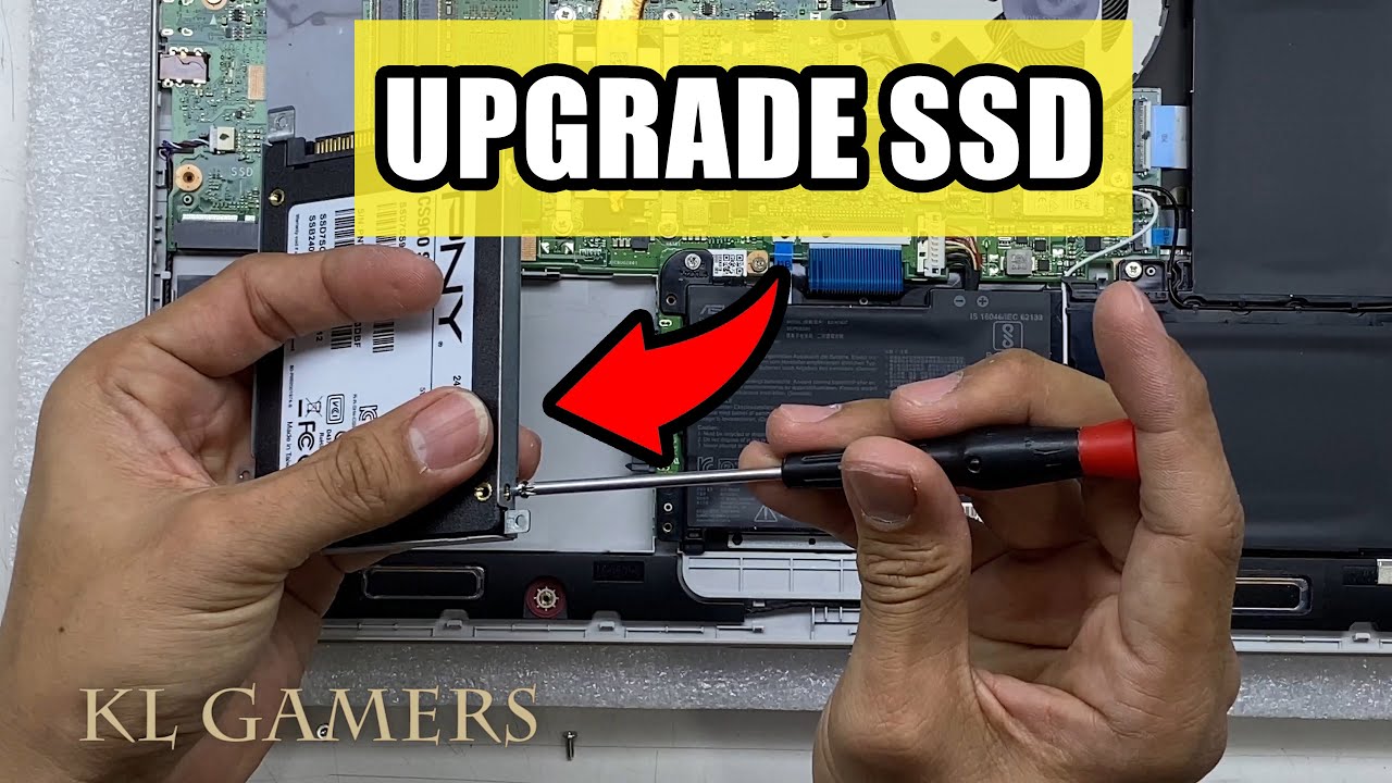 ASUS A510U-NEJ353T Notebook PC Disassemble Upgrade SSD increase