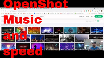OpenShot Video editing - speeding up and adding music