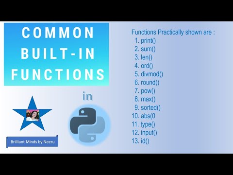 Built in Functions in Python-Tutorial on Function in Python-What are Built in Functions in Python