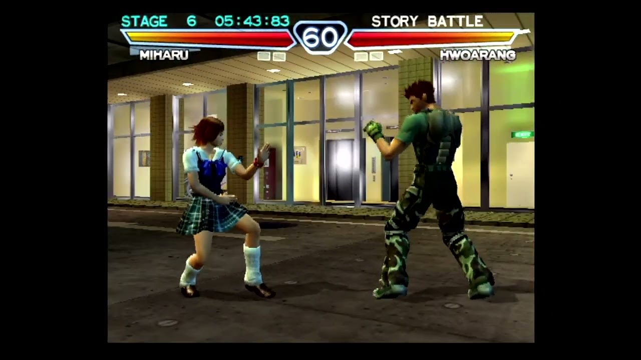 Tekken 4 (PlayStation 2) Story Battle as Miharu