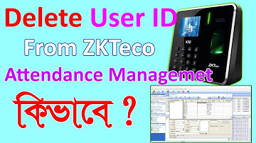 How to Delete User ID in ZKTeco Device