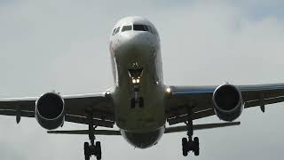 UNDERRATED LOCATION - 05R Close-up Overhead Landings at Manchester Airport