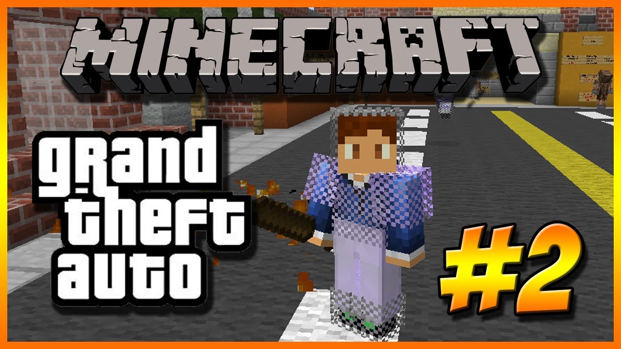 Minecraft | Grand Theft Auto (GTA) | Ep2 | They see me rollin'!