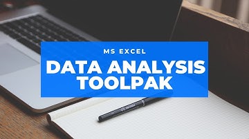 How To Install or Add The Data Analysis Toolpak in Microsoft Excel 2016