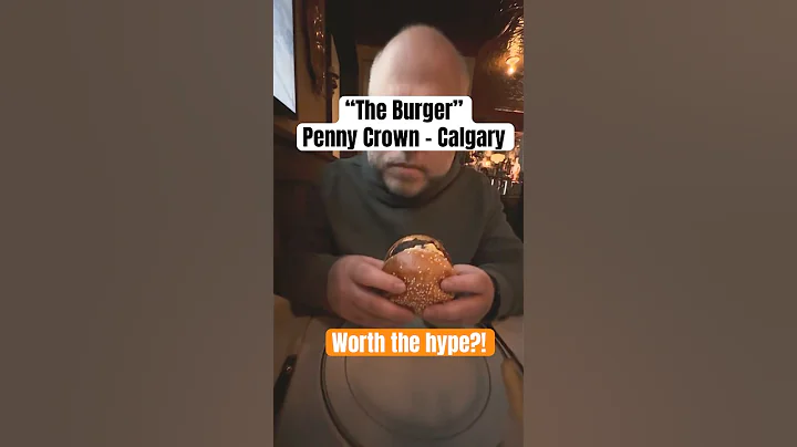 Penny Crown Burger Review: Calgary’s New Hotspot 60‑Second Food Review #calgary #burger #foodreview