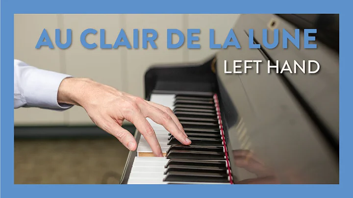 How to Play the Left Hand Part of "Au Clair de la Lune" - Hoffman Academy Piano Lesson 96