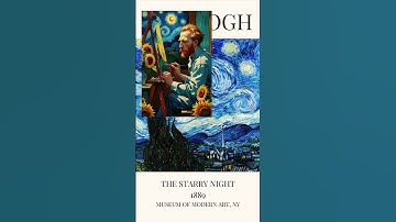 Thumbnail of The Starry Nights- Vincent Van Gogh's  Dream on canvas~ A Timeless masterpiece  painted in 1889🌃.