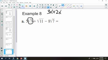 Alg 1 Video Notes 9.1 Example 8