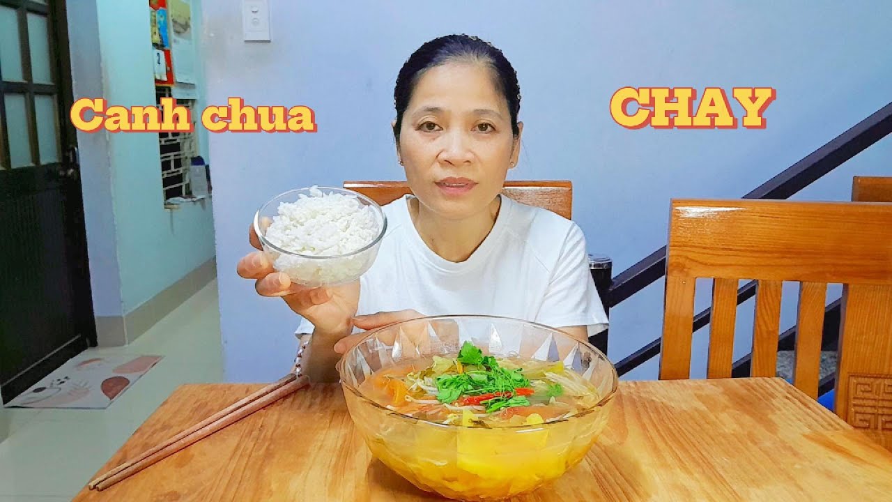 Công thức bữa cơm nhà nóng hổi với món chay ngon CANH CHUA CHAY thơm