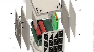 1.5U CubeSat Manual Exploded View