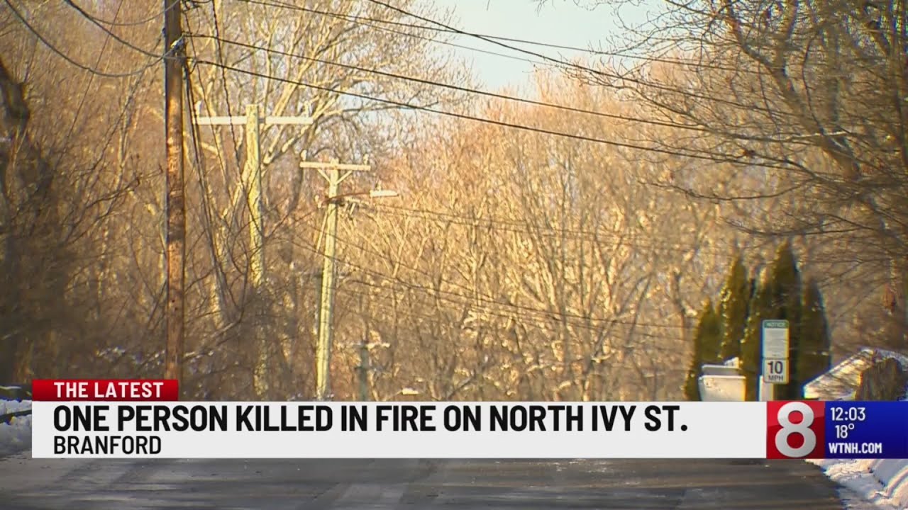 1 dead after fire on North Ivy Street in Branford - YouTube