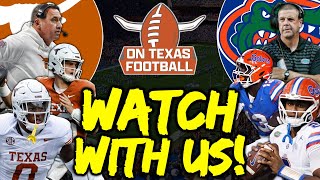 Watch LIVE REACTIONS as Texas Longhorns Take on the Florida Gators!