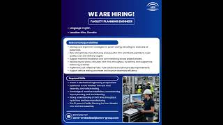 We’re looking for a Facility Planning Engineer to join one of our clients based in Slovakia
