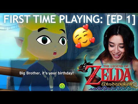 First time playing The Legend Of Zelda The Wind Waker  this game is so frikken CUTE!