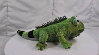 GANZ Webkinz Iguana Plush Lizard Stuffed Animal Green Toy 14"