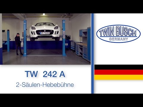 Підіймач для сто 4.2 т TWIN BUSCH TW 242 А 220в, видео 1