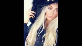 ‘Paris’ Black PREMIUM Puffer Coat with Belt & Faux-Fur Hood Candy Lane