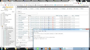 How to delete or drop database on XAMPP phpmyadmin