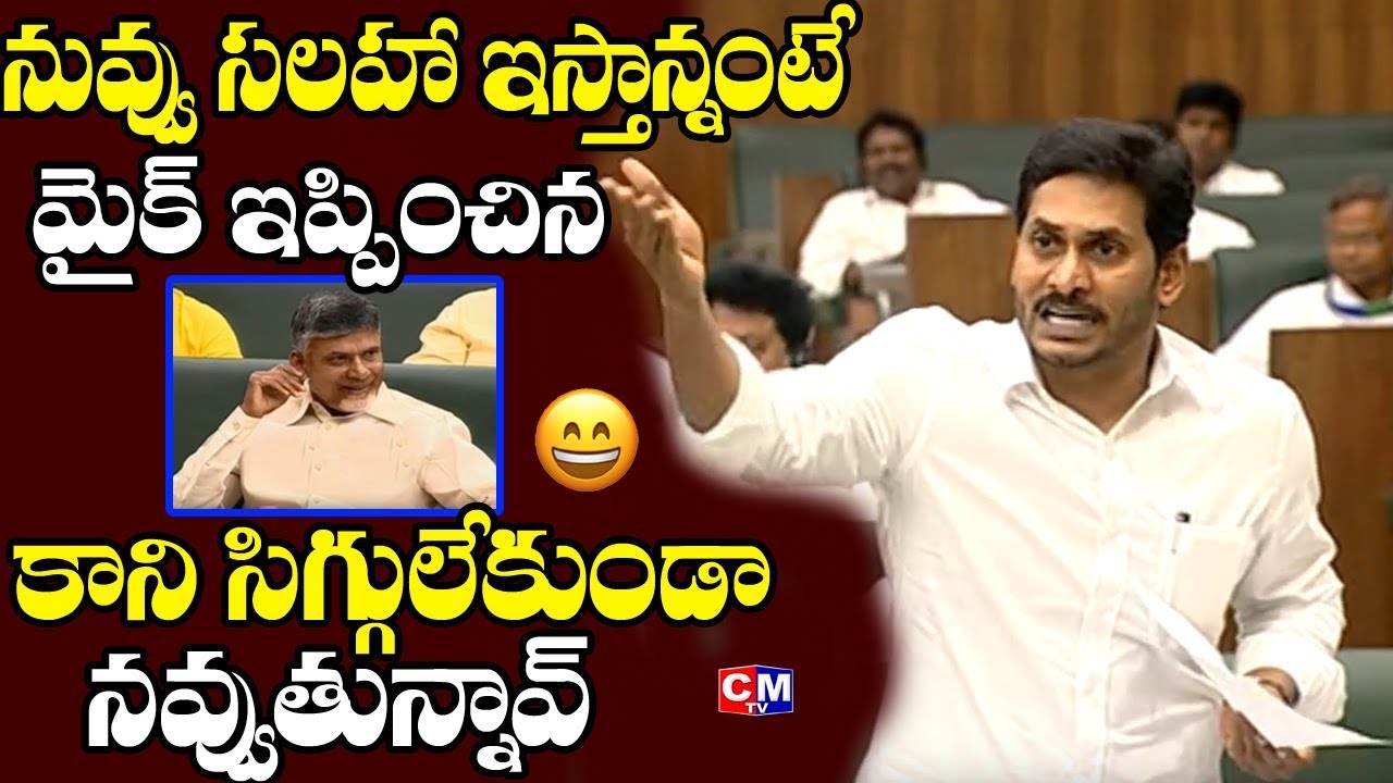 AP CM YS Jagan Vs Chandrababu Naidu Onion Fight in Assembly | CMTV