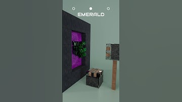 Minecraft vs Real life Satisfying 3D simulations💎