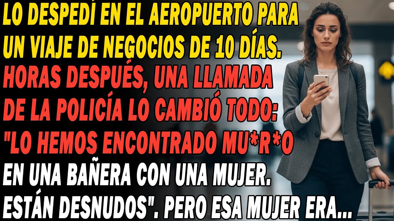 Tras Despedirlo Para Su Viaje, Lo Hallaron Mu*r*o💀Y Desnudo En Una Bañera Con Una Mujer. Pero Esa...