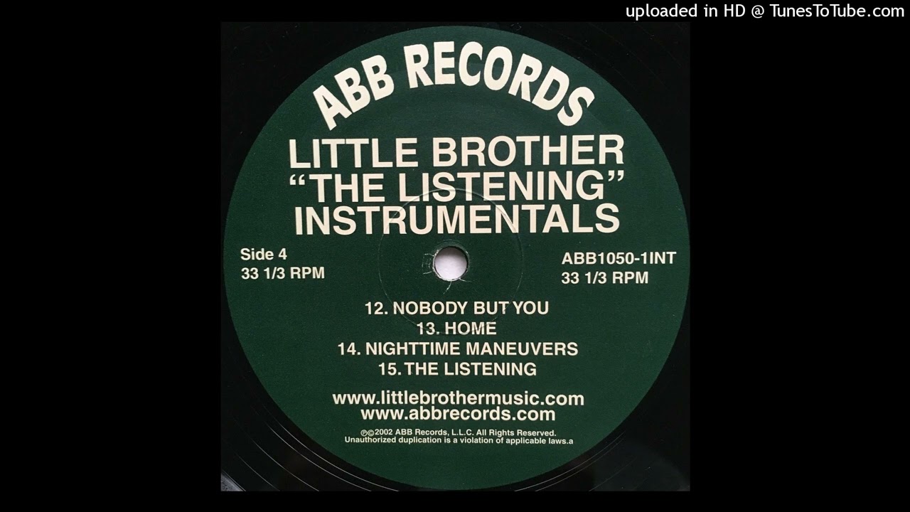 Little Brother - The Listening (Instrumental) - YouTube