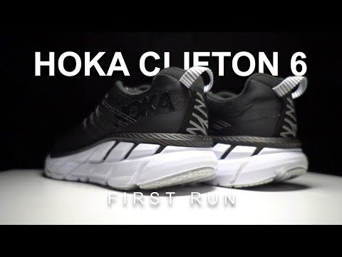 Hoka Clifton 6 - First Run - YouTube