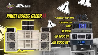 Paket Horeeg Glerr 4 Sub 4 Line Arraydapur Pacu  Spl   Siap Job Tinggal Colok Listrik 