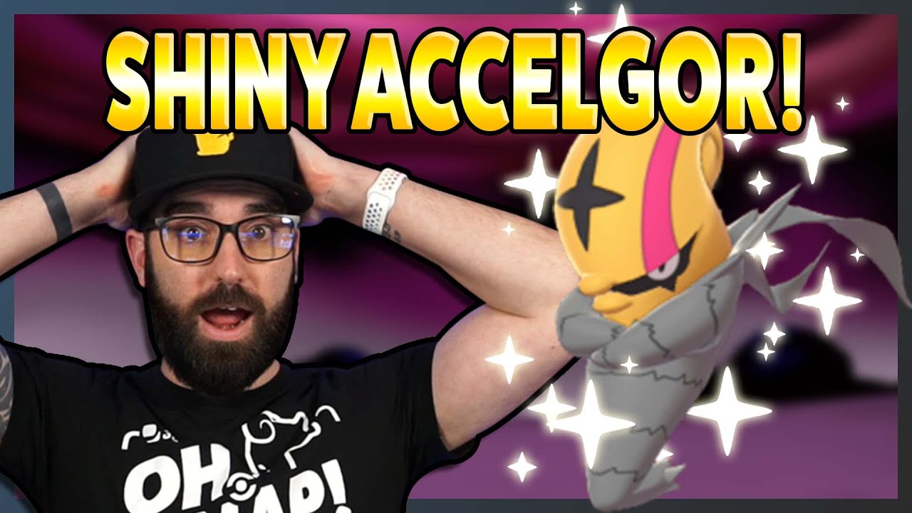 FIRST RAID SHINY! Shiny Accelgor reaction from Dynamax Adventures!