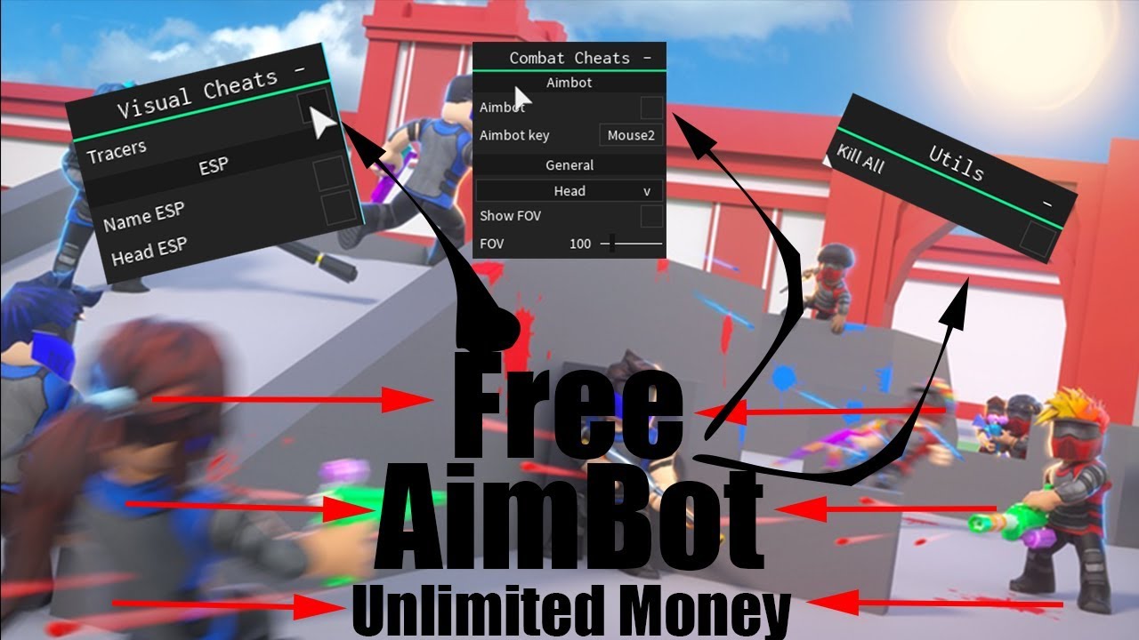 Aimbot Roblox For Big Paintball - aimbot roblox script youtube