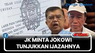 🔴LIVE: Jusuf Kalla Asks Jokowi to Show His Original Diploma to End the Polemic