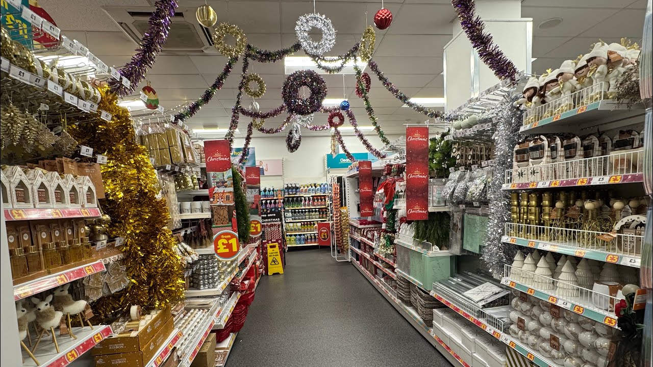 ♦️POUNDLAND♦️HUGE NEW CHRISTMAS COLLECTION😍🎄HOME DECOR, KITCHEN & DINING ITEMS, WRAPPING..😍Oct 2025🔹