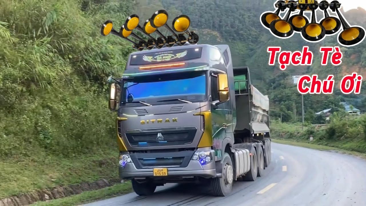 Tạch Tè Basuri - Xe Tải Bóp Kèn Quá Đã, Kèn Chim, Kèn Ong, Kèn Basuri