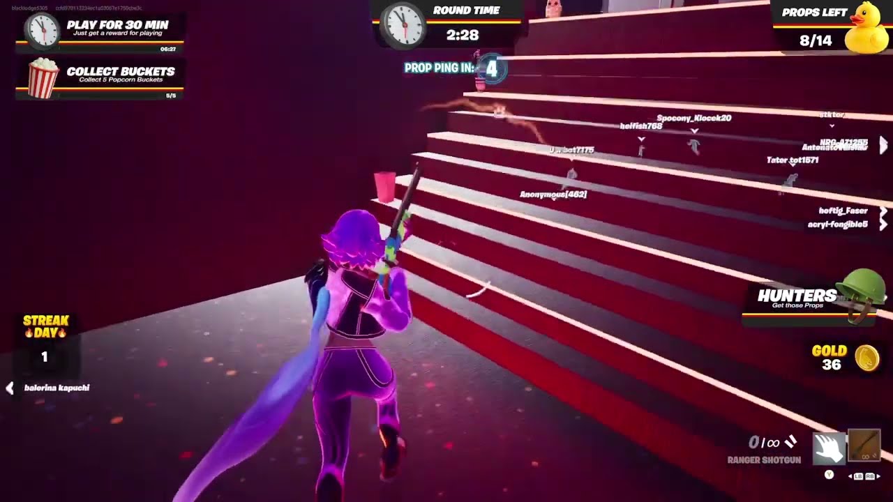 Cinema Prop Hunt is the BEST prop hunt map | Fortnite creative map gameplay