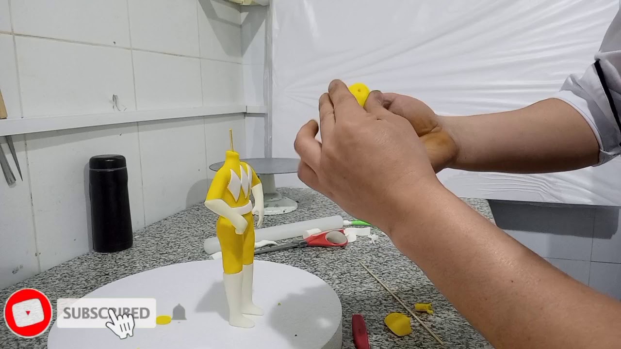 How to make easy 3D  POWER RANGERS  themed cake idea