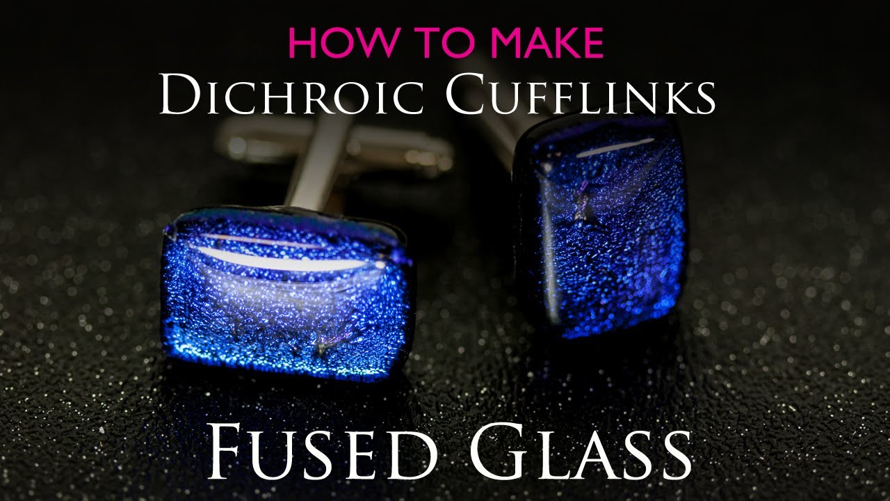 How to make a pair of Fused Glass Cufflinks