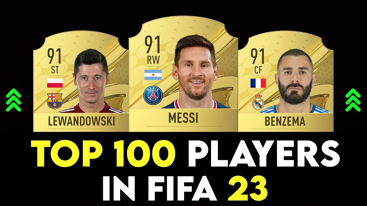 TOP 100 PLAYERS in FIFA 23 🔥😱 ft. Messi, Benzema, Lewa